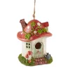 Mushroom Cottage Birdhouse