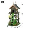 Handcrafted Wooden Birdhouse For Gardens - Ranger Station Design