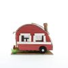 Retro Camper Birdhouse - Vintage-Style Trailer For Garden Decor