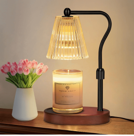 Candle Warmer Lamp with Dimmer, Candle Warmer with Timer Adjustable Height for Scented Wax Jar Candles, Gifts for Women Mom New Home Decor