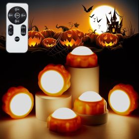 Halloween Pumpkin Lights, LED Pumpkin Lights with Remote and Timer,Jack-O-Lantern Light for Halloween Decor,Battery Operated
