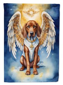 Redbone Coonhound My Angel Garden Flag Mailbox Flag Decorative Yard Flag Banner Outside Patio Artwork Yard Flower Beds, Garden Size, Multicolor