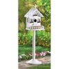 Victorian Style Birdhouse For Sale - Handcrafted Wooden Birdhouse With Intricate Details